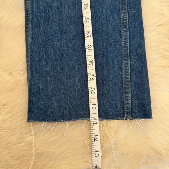 RE/DONE 90s High Rise Loose Straight Leg Distressed Jeans 24 - Picture 9 of 13